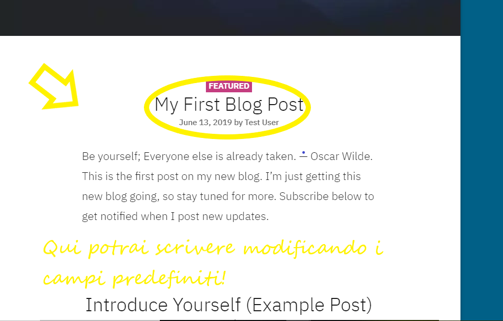 Punto e Virgola Aprire un blog gratis