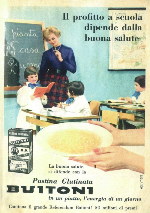 pubblicità anni 60 donna